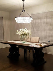 Unique Tiered Crystal Chandelier-DWHOME