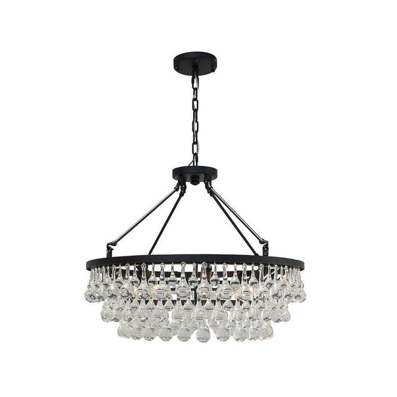 Unique Tiered Crystal Chandelier-DWHOME