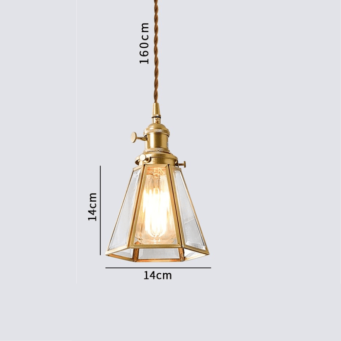 Nordic Style Glass Stone LED Ceiling Light.