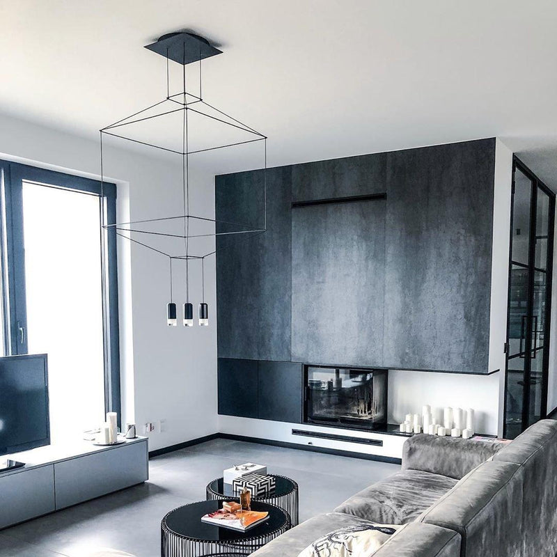 Lines Chandelier-DWHOME