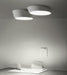 VILHELMINA Inclined Elliptical Ceiling Light.