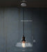 Retro Mason Glass Pendant Light.