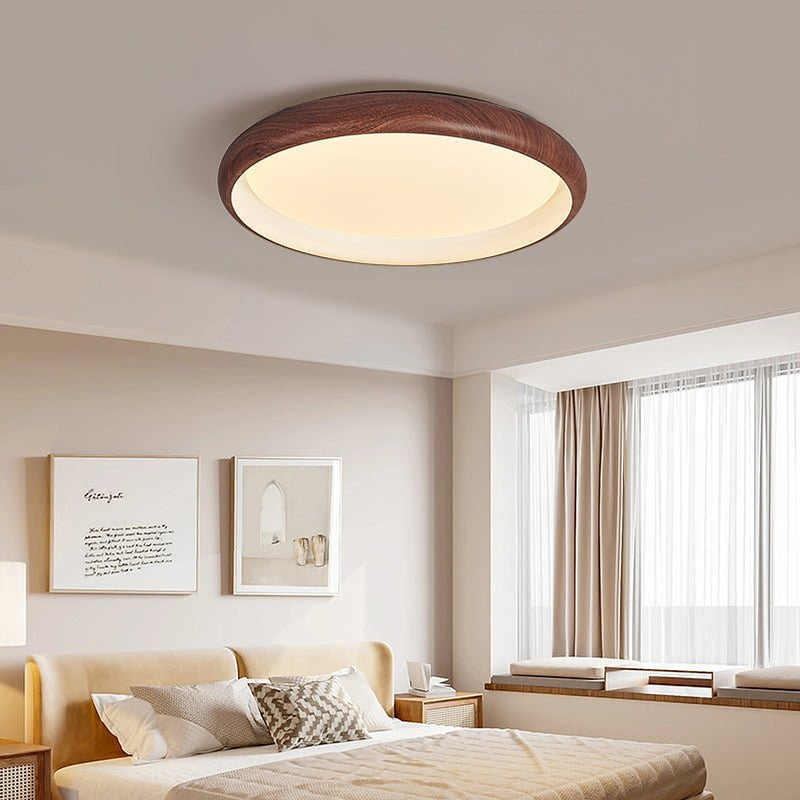 Valencia Walnut Ceiling Light-DWHOME