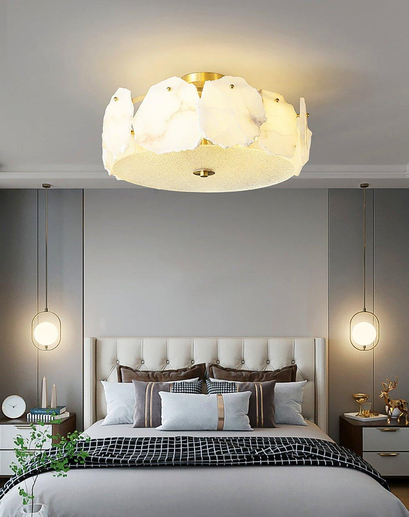 Valeria Alabaster Ceiling Lamp-DWHOME