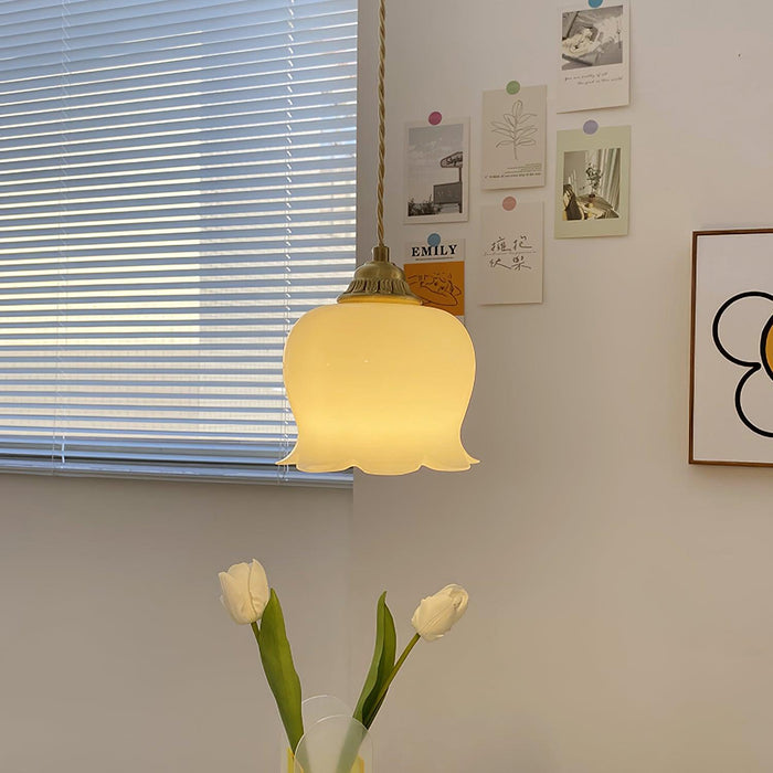 Valley flower Pendant Swag Lamp.