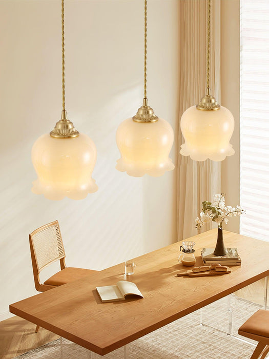 "Pendentif lampe fleur de vallée-DWHOME"