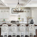 Venezia Wood Wheel Chandelier-DWHOME
