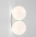 Verner Classic Globe Frosted Glass Wall Lamp.