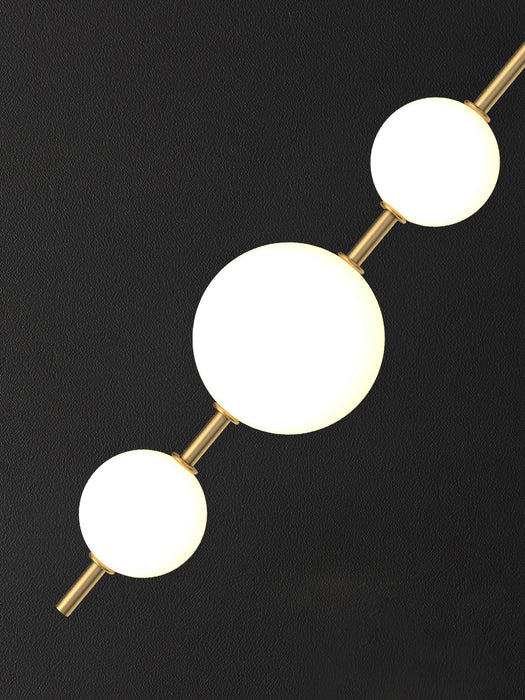 Vertical Globe Pendant Lamp.