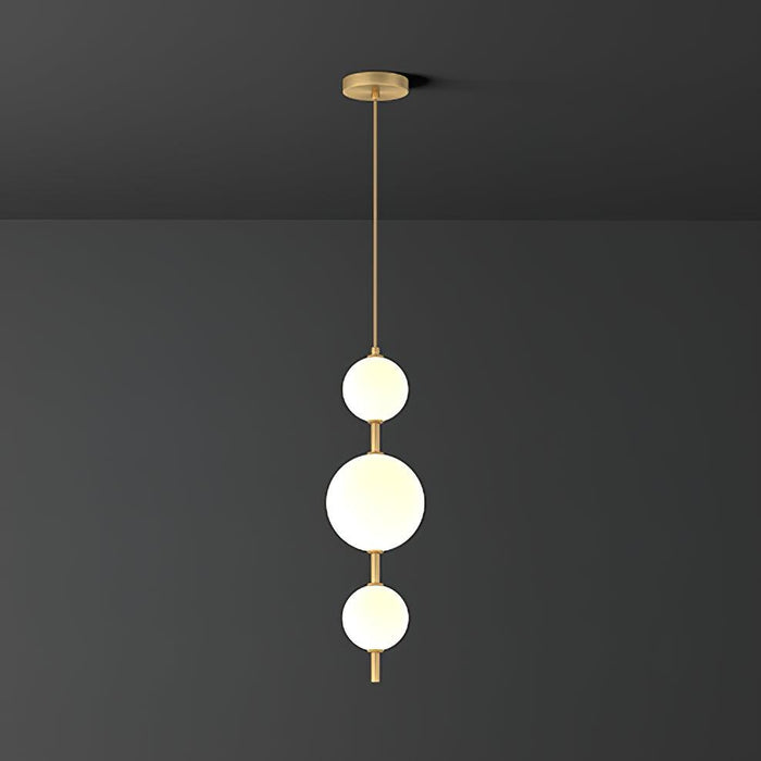 Vertical Globe Pendant Lamp.