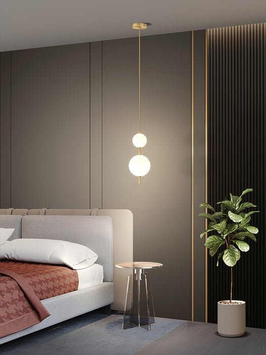 Vertical Globe Pendant Lamp.