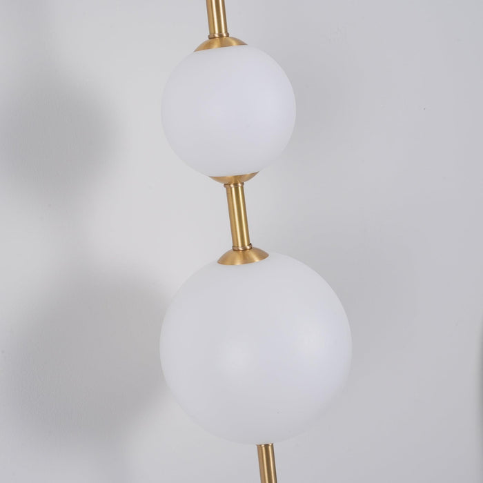 Vertical Globe Plug-in Wall Lamp-DWHOME