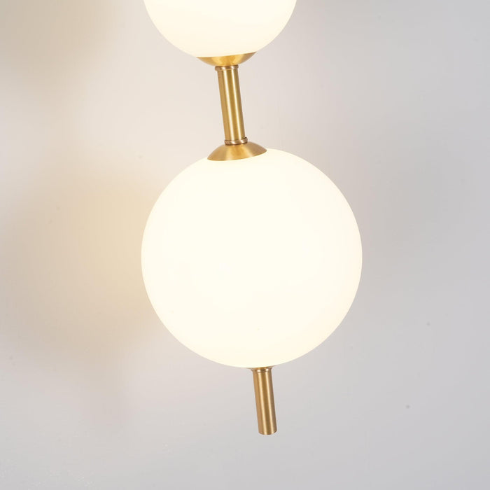 Vertical Globe Plug-in Wall Lamp-DWHOME