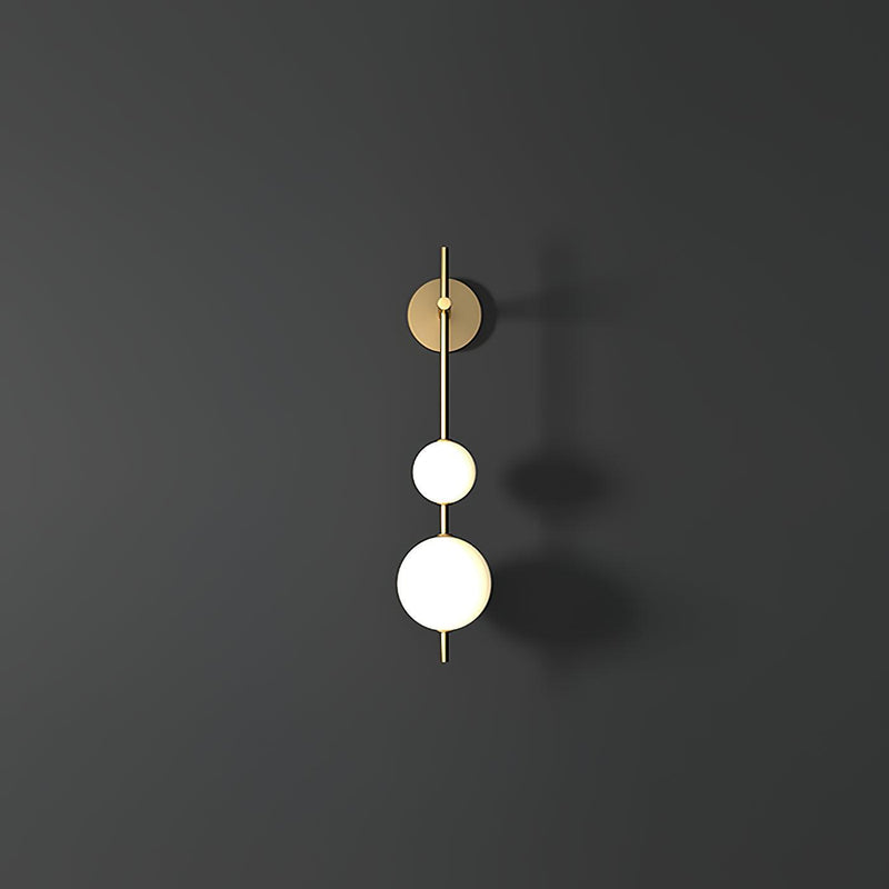 Vertical Globe Wall Lamp-DWHOME