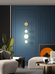 Vertical Globe Wall Lamp-DWHOME