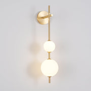 Vertical Globe Plug-in Wall Lamp-DWHOME