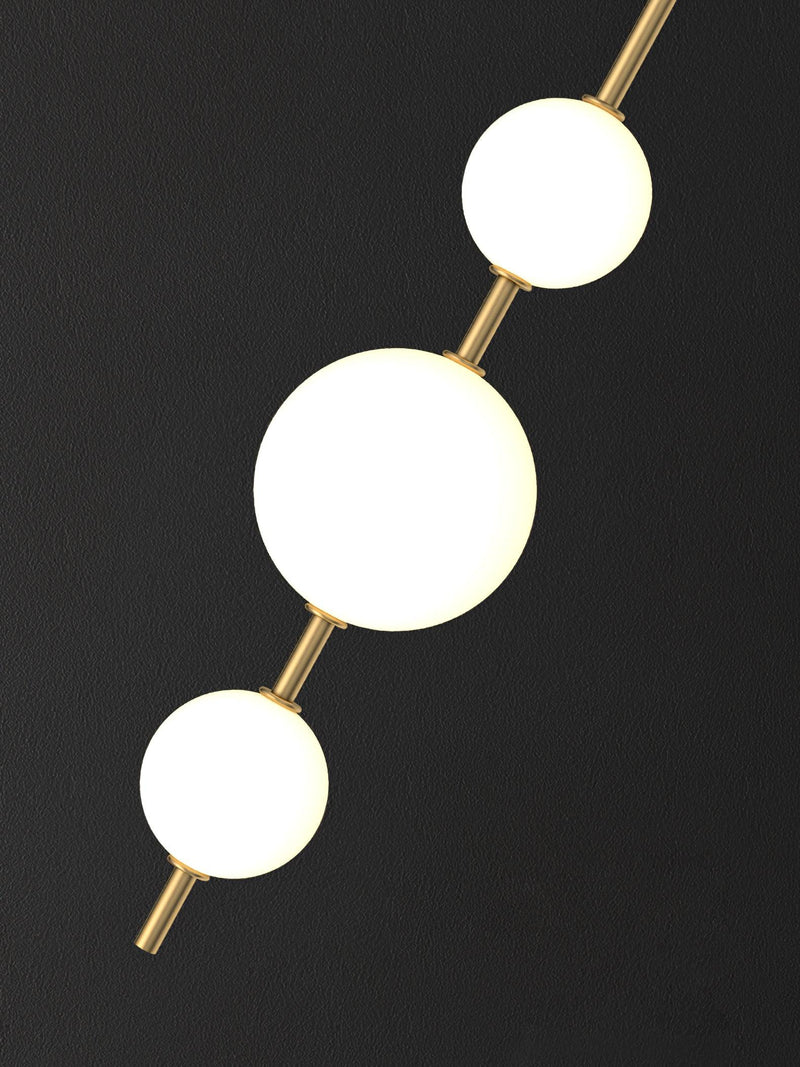 Vertical Globe Plug-in Wall Lamp-DWHOME