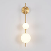 Vertical Globe Plug-in Wall Lamp-DWHOME