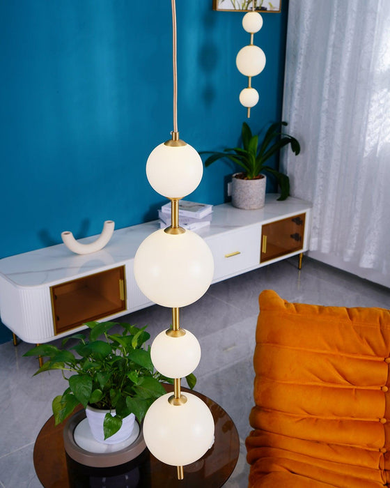 Vertical Globe Pendant Lamp.