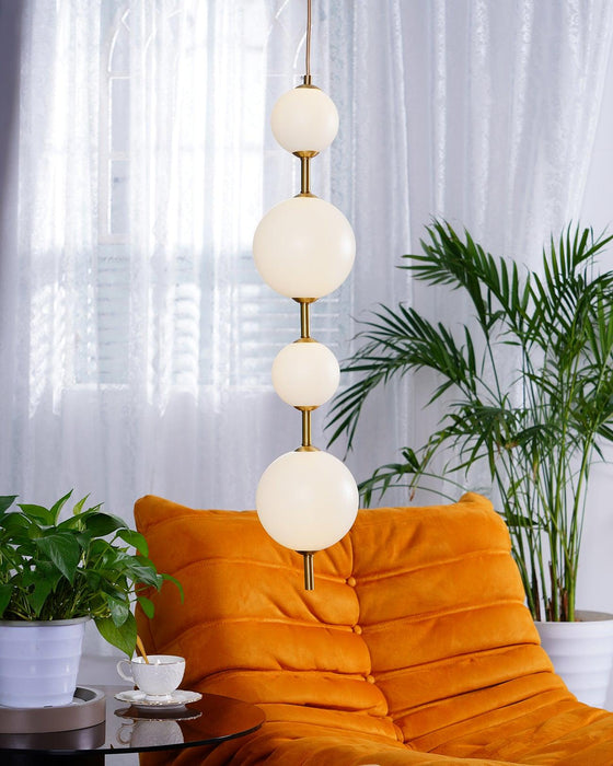 Vertical Globe Pendant Lamp.