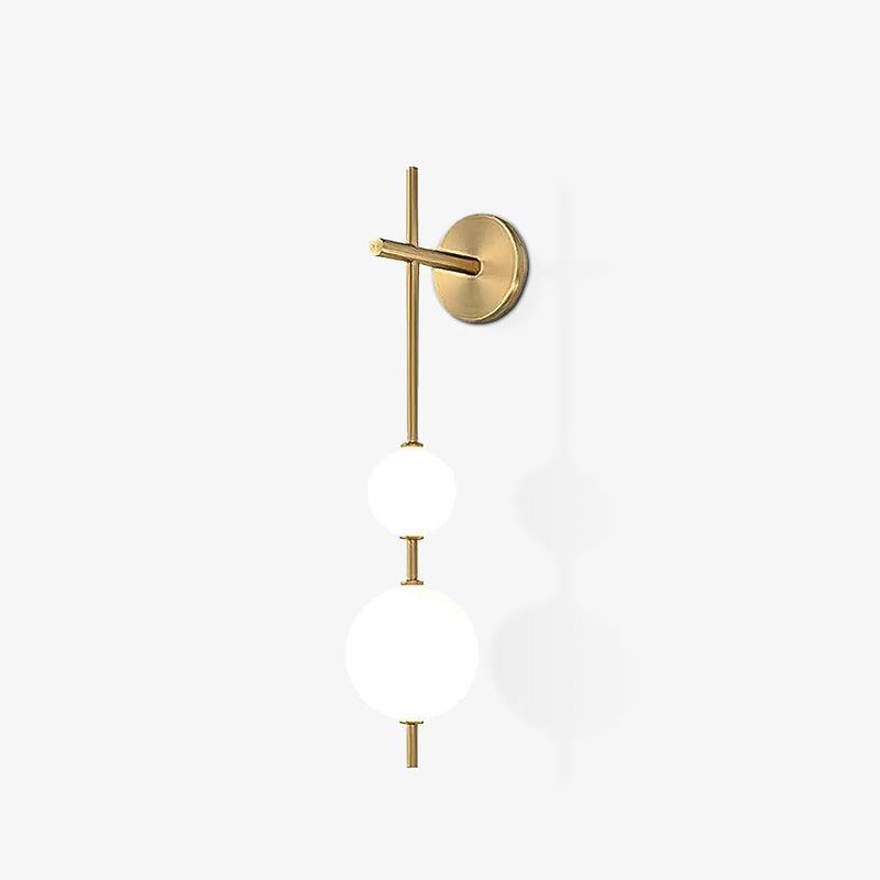 Vertical Globe Plug-in Wall Lamp-DWHOME