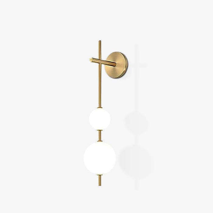 Vertical Globe Plug-in Wall Lamp-DWHOME