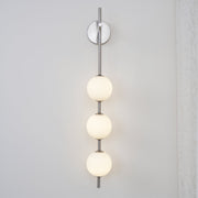 Vertical Globe Plug-in Wall Lamp-DWHOME