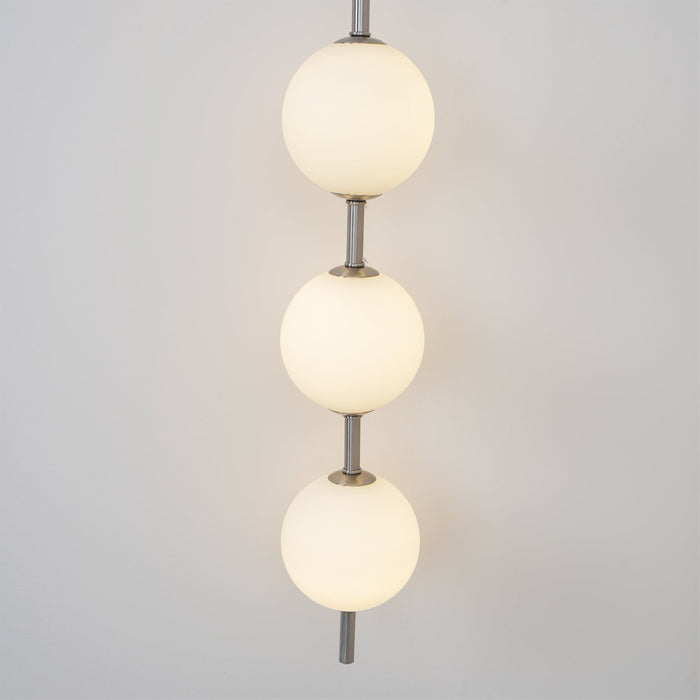 Vertical Globe Plug-in Wall Lamp-DWHOME