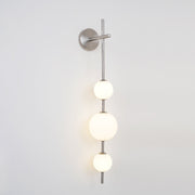 Vertical Globe Plug-in Wall Lamp-DWHOME