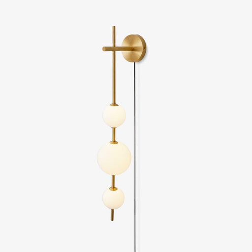 Vertical Globe Plug-in Wall Lamp - DWHOME