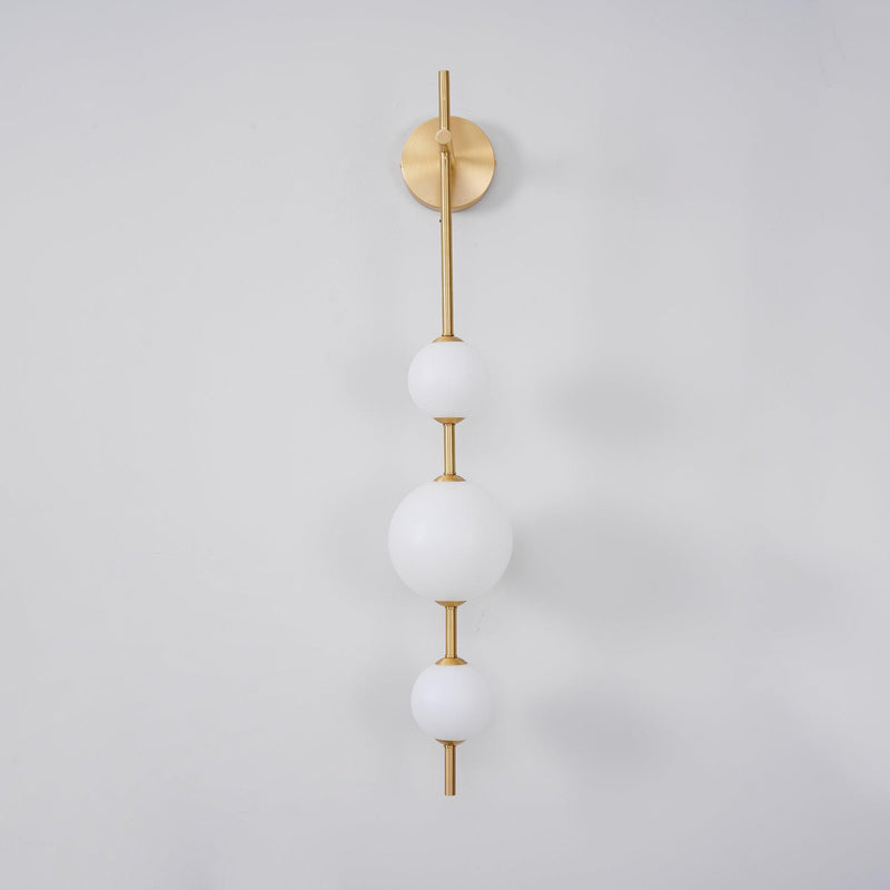 Vertical Globe Wall Lamp-DWHOME
