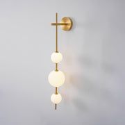 Vertical Globe Plug-in Wall Lamp-DWHOME