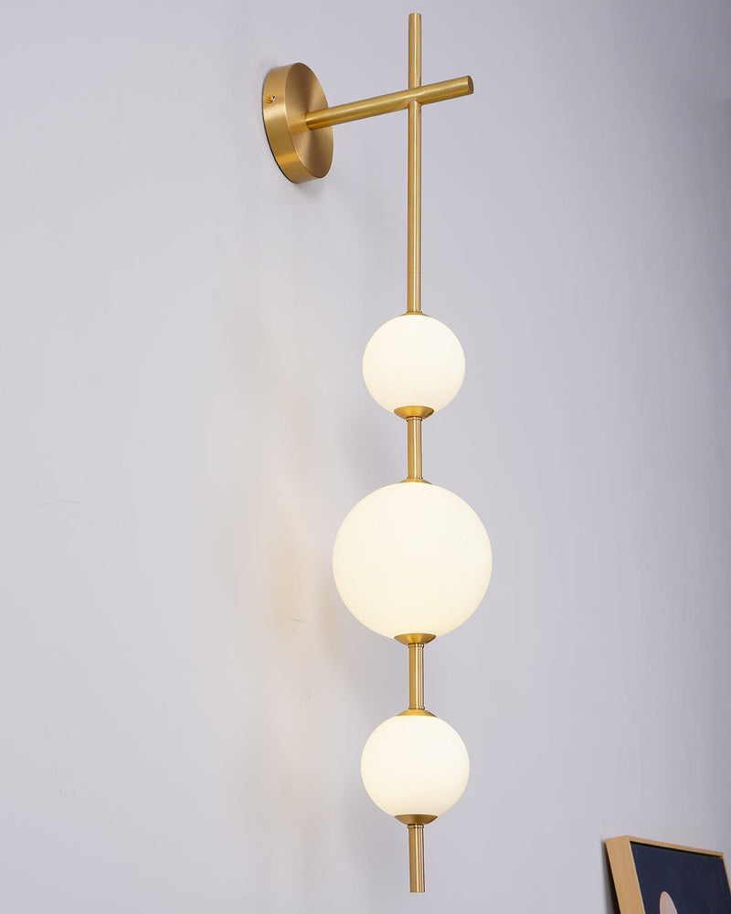 Vertical Globe Wall Lamp-DWHOME