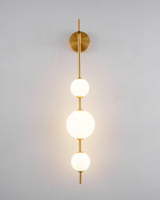 Vertical Globe Plug-in Wall Lamp-DWHOME