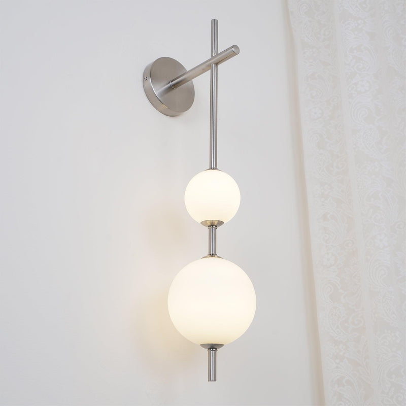 Vertical Globe Wall Lamp-DWHOME