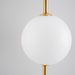 Vertical Globe Plug-in Wall Lamp-DWHOME