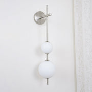 Vertical Globe Plug-in Wall Lamp-DWHOME