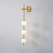 Vertical Globe Plug-in Wall Lamp-DWHOME