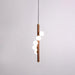 Vertical Orb Timber Pendant Lamp.