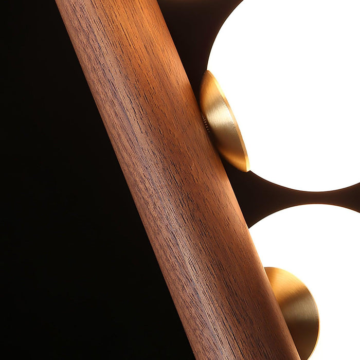 Vertical Orb Timber Pendant Lamp-DWHOME