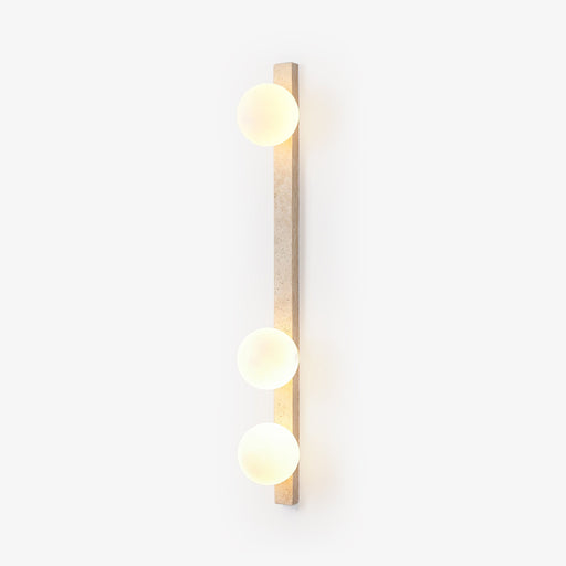 Vertical Travertine Wall Sconce-DWHOME
