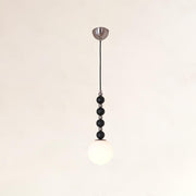 Vertical Walnut Balls Pendant Lamp-DWHOME