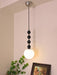 Vertical Walnut Balls Pendant Lamp-DWHOME