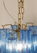 Vintage Blue Murano Glass Chandelier-DWHOME