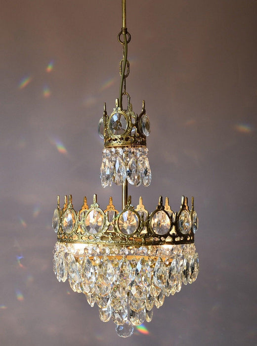 Vintage Crystal Chandelier - DWHOME