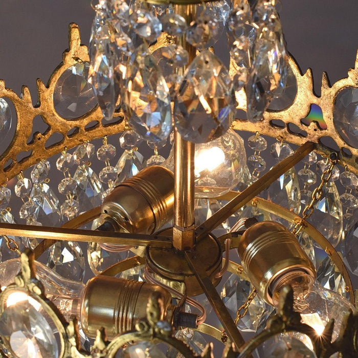 Vintage Crystal Chandelier - DWHOME