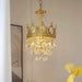 Vintage Crystal Chandelier-DWHOME