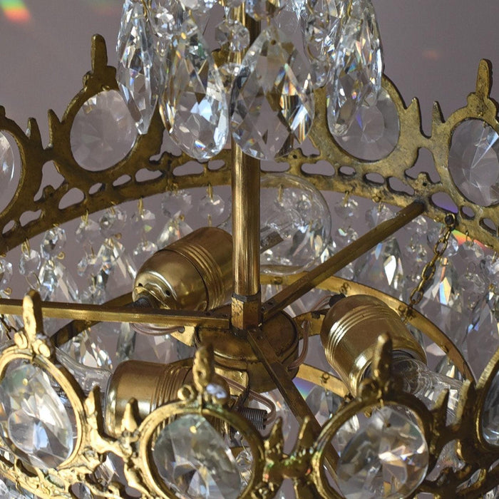 Vintage Crystal Chandelier - DWHOME