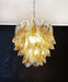 Vintage Murano Swallows Amber Glass Chandelier-DWHOME