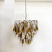 Vintage Murano Swallows Amber Glass Chandelier-DWHOME